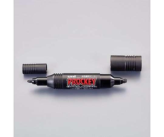 エスコ [黒/太・細字] 水性サインペン EA765MH-8A 1本(ご注文単位1本)【直送品】