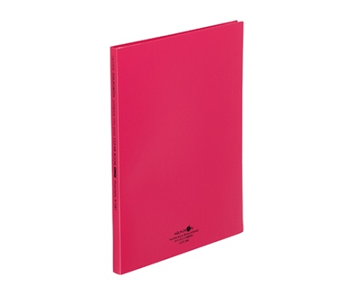 LIHITLAB AQUA DROPs クリヤーブック・フラット 3赤 N-5061 N5061-3 1冊(ご注文単位1冊)【直送品】