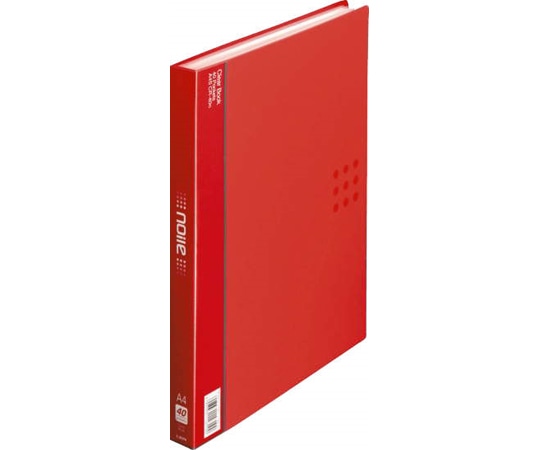 ライオン事務器 クリアーブック<noile>(ノイル) レッド CR-40n 1冊(ご注文単位1冊)【直送品】