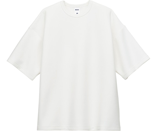 ボンマックス 8.5オンスダンボールニットビッグシルエットTシャツ(ポリジン加工) オフホワイト M MS1167 1枚(ご注文単位1枚)【直送品】