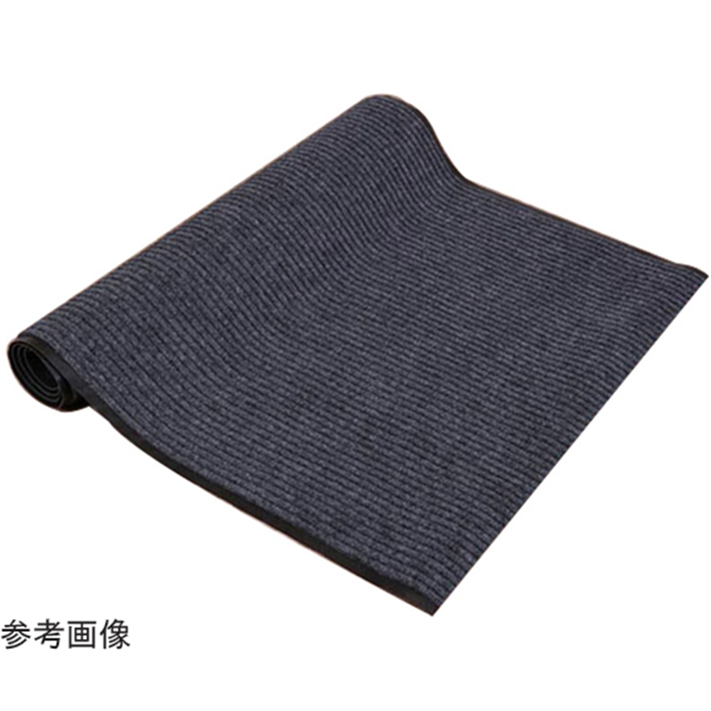 セーフラン安全用品 玄関マット 50×80cm 滑止め+防水加工 グレー 13711 1枚(ご注文単位1枚)【直送品】
