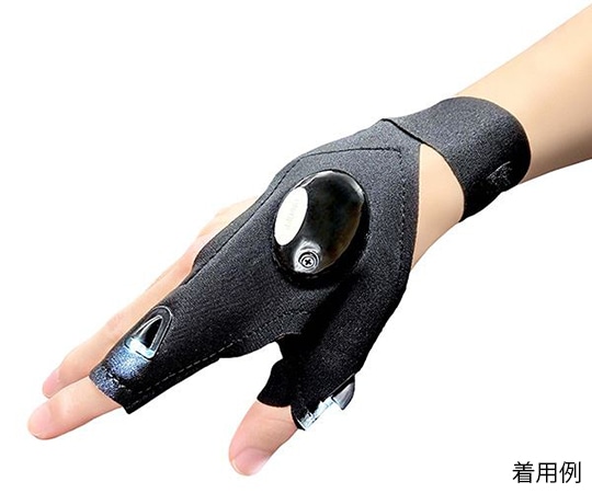 東京ミモレ 指先LED照明 手もとライトグローブ TMTL-001 1セット（ご注文単位1セット）【直送品】