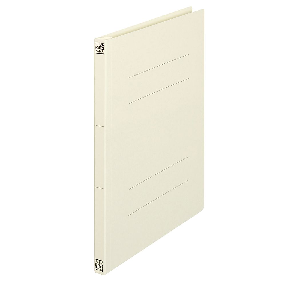 プラス フラットファイル A4S アイボリー 3冊 No.023NP 1パック(ご注文単位1パック)【直送品】