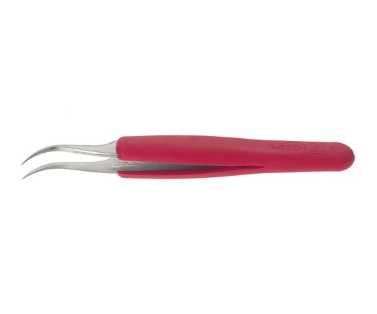 DUMONT ESD ピンセット 赤 TYPE 7 0304-7SAESD-ET1 1個(ご注文単位1個)【直送品】