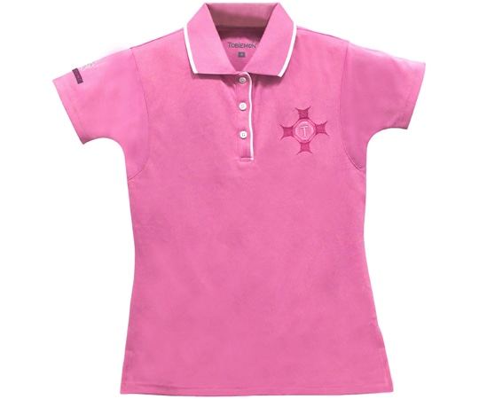 TOBIEMON 機能性ポロシャツ 女性用 ピンク M 10枚セット TBPOL-PK-M 1袋(ご注文単位1袋)【直送品】