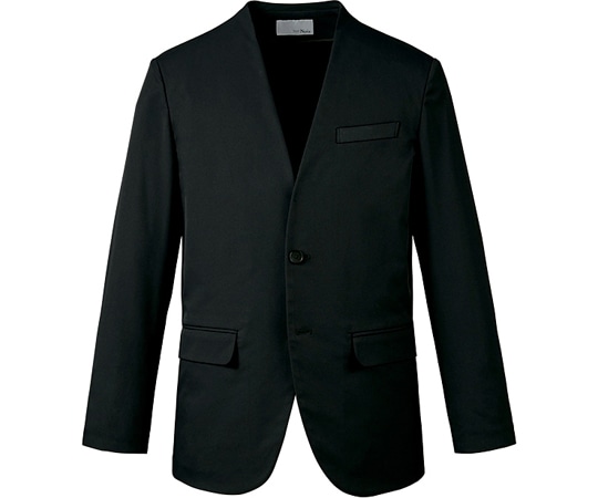 カーシーカシマ ENJOYNoir ノーカラージャケット Double Cloth by BRING Material ブラック S NAD019 1枚(ご注文単位1枚)【直送品】