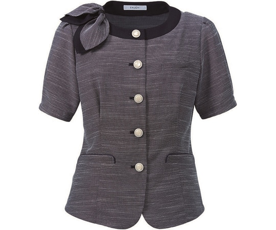 カーシーカシマ ENJOY オーバーブラウス BEAUTY TWEED 7号 ESA831 1枚（ご注文単位1枚）【直送品】