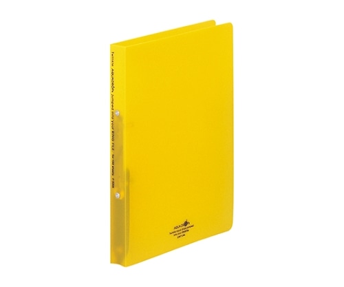 LIHITLAB AQUA DROPs リングファイル<ツイストリング> 5黄 F-5005 F5005-5 1冊(ご注文単位1冊)【直送品】
