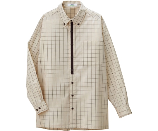 カーシーカシマ CAREAN 長袖シャツ VARIETY SHIRT ベージュ系 3L CWY003 1枚（ご注文単位1枚）【直送品】