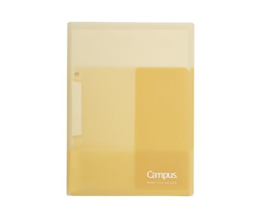コクヨ キャンパス 復習がしやすいプリントファイル イエロー フ-CE755Y 1冊(ご注文単位1冊)【直送品】