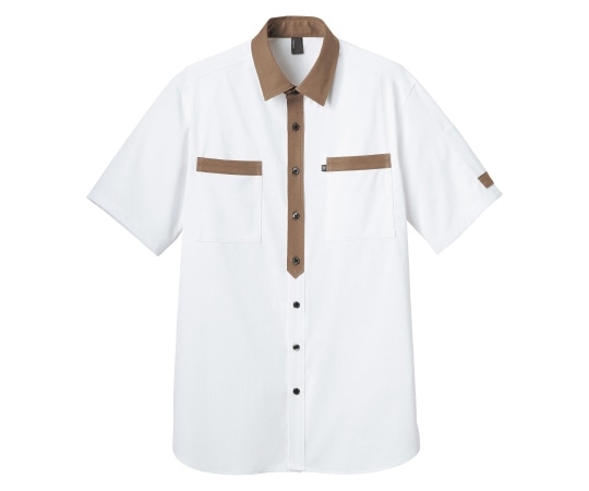 カーシーカシマ CAREAN 半袖ニットシャツ CODE TRICOT SHIRT ホワイト SS CSY170 1枚(ご注文単位1枚)【直送品】