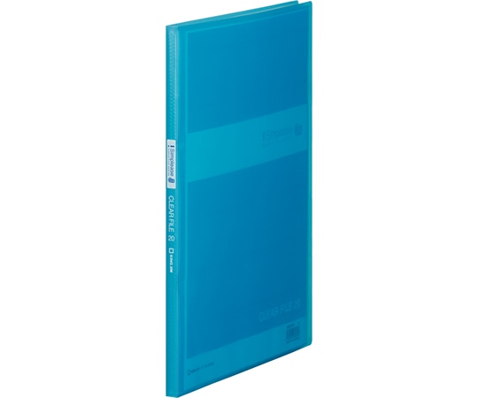 キングジム シンプリーズ クリアーファイル 透明GX 青 186TSPGX 1冊(ご注文単位1冊)【直送品】