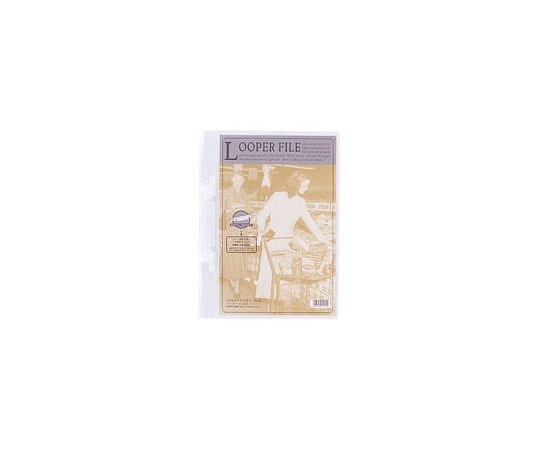 LIHITLAB ルーパーファイル A4S 乳白 F-3006 1冊(ご注文単位1冊)【直送品】