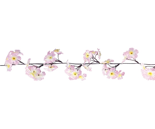 アズワン 桜ガーランド 180cm (造花)3本 33-7-3-1 1本(ご注文単位1本)【直送品】