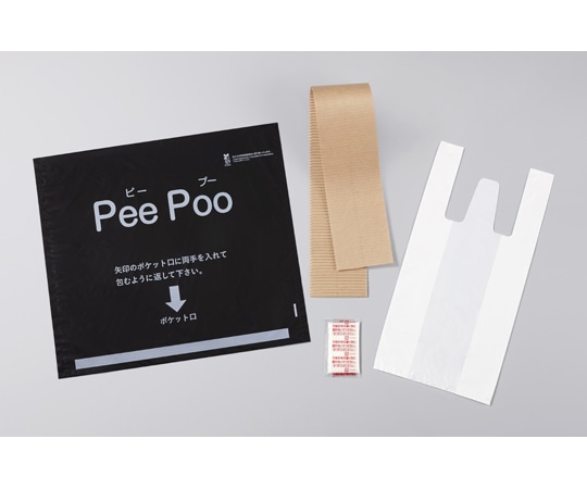 セラフィック 携帯用ポリ袋トイレ Peepoo 300個入 W16-0112-0300 1箱(ご注文単位1箱)【直送品】