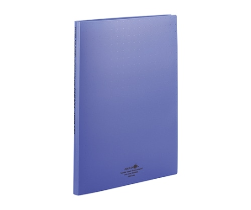 LIHITLAB AQUA DROPs クリヤーブック<ポケット交換タイプ> 11藍 N-5015 N5015-11 1冊(ご注文単位1冊)【直送品】