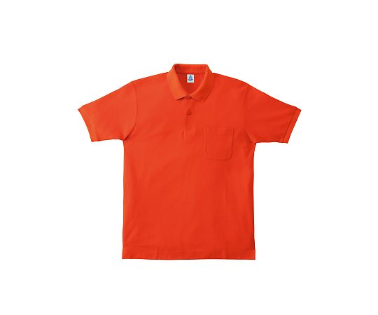 LIFEMAX ポケット付 CVC鹿の子ドライポロシャツ オレンジ 4L MS3114-13 4L 1枚（ご注文単位1枚）【直送品】