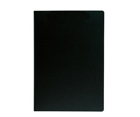エスコ 324x243mm/A4 クリップファイル(黒) EA762DA-15 1個(ご注文単位1個)【直送品】