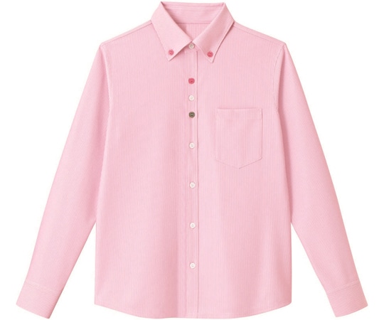 カーシーカシマ HEARTGREEN 長袖ニットシャツ ACTIVE KNIT SHIRT さくら LL HM2418 1枚(ご注文単位1枚)【直送品】