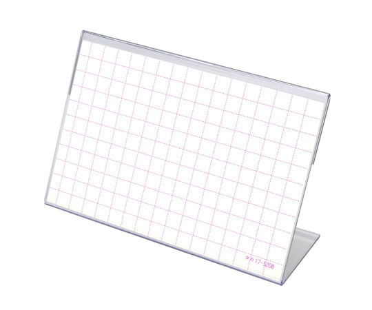 ササガワ カード立 L型 PET透明 10個入 34-3220 1箱(ご注文単位1箱)【直送品】