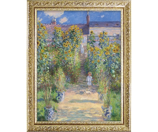 ユーパワー ミュージアムアートシリーズ モネ「ヴェトゥイユの画家の庭」 MW-14016 1個(ご注文単位1個)【直送品】