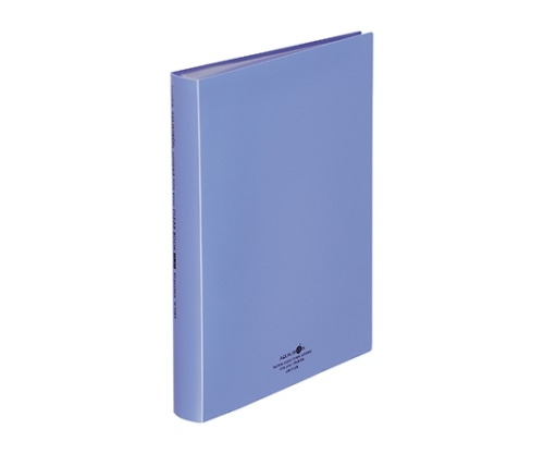 LIHITLAB AQUA DROPs クリヤーブック・フラット 8青 N-5065 N5065-8 1冊(ご注文単位1冊)【直送品】