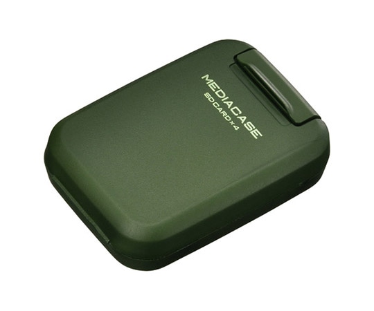 ハクバ写真産業 ポータブルメディアケース S (SD/MicroSDカード用) アーミーグリーン DMC-20SSDGR 1個(ご注文単位1個)【直送品】