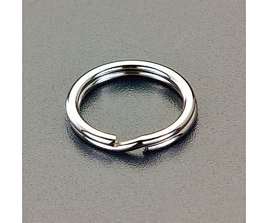 エスコ 17.8x2.2mm キーリング(スチール製/10個) EA638D-2 1pk(ご注文単位1pk)【直送品】