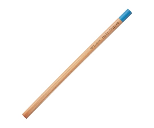 トンボ鉛筆 ハローネイチャー 色鉛筆 単色 みずいろ 1箱(6本入) CB-KHN13 1箱(ご注文単位1箱)【直送品】