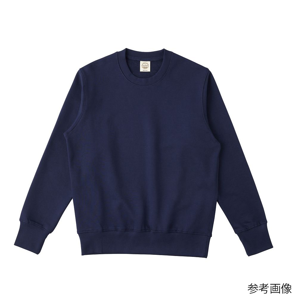 フェリック オーガニックコットンスウェットシャツ パープルネイビー L OGS915-PNV-L 1枚（ご注文単位1枚）【直送品】