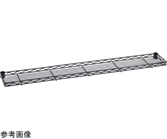 エレクター ベーシックシリーズ ハーフシェルフ 600mm用 ブラック B724B 1枚（ご注文単位1枚）【直送品】