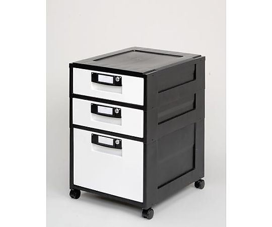 エスコ 425x509x 639mm/3段 キャビネット(キャスター付) EA954HL-5 1台(ご注文単位1台)【直送品】