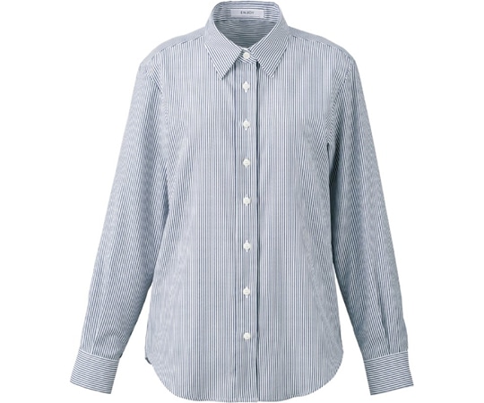 カーシーカシマ ENJOY シャツブラウス FINE SAROU TWILL ネイビー 5号 EWB804 1枚（ご注文単位1枚）【直送品】