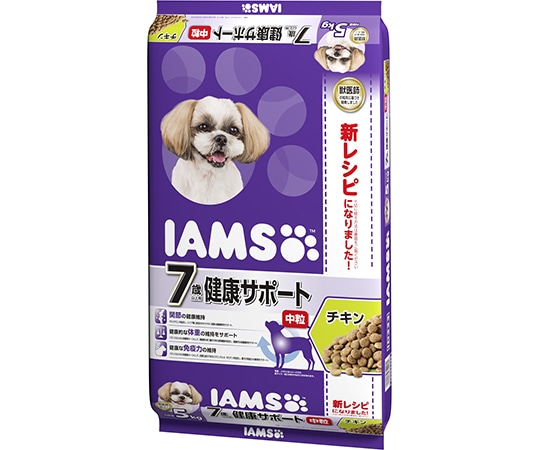マースジャパンリミテッド アイムス 7歳以上用 健康サポート チキン 中粒 5kg ID333 1個(ご注文単位1個)【直送品】