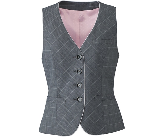 カーシーカシマ ENJOY ベスト AIR CHIDORI WINDOWPANE 527-5 11号 EAV527 1枚(ご注文単位1枚)【直送品】