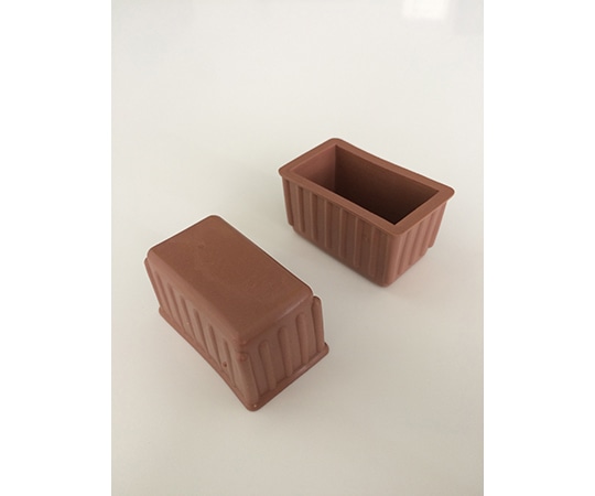 ツチノ 脚キャップ 茶 長角型 30×45mm 51-112 1パック(ご注文単位1パック)【直送品】