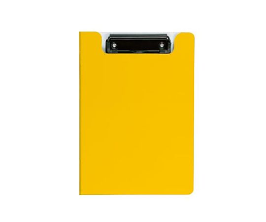 エスコ 250x176mm/A5 クリップボード(イエロー) EA762DA-8Y 1冊(ご注文単位1冊)【直送品】