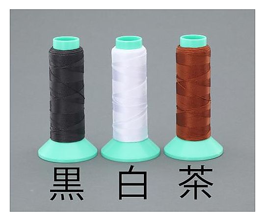 エスコ #30x 400m 縫糸(ポリエステル製/黒) EA628AY-1 1巻(ご注文単位1巻)【直送品】