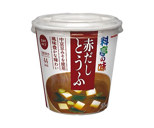 マルコメ カップ料亭の味 赤だしとうふ 6食入 120692 1箱※軽（ご注文単位1箱）【直送品】