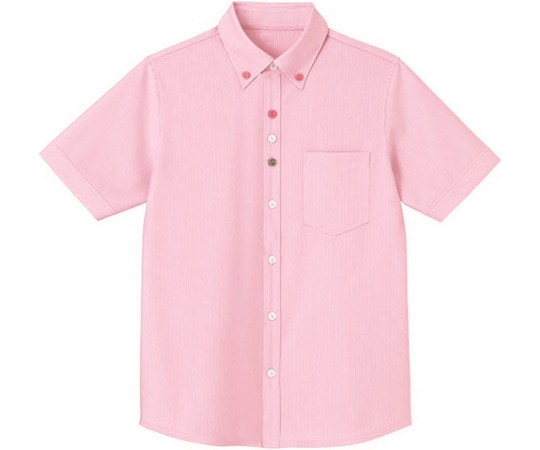 カーシーカシマ HEARTGREEN 半袖ニットシャツ ACTIVE KNIT SHIRT さくら L HM2419 1枚(ご注文単位1枚)【直送品】