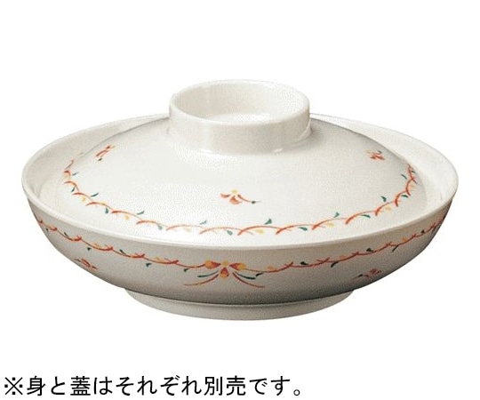 Daiwa 煮物碗(身)花赤絵(あかえ) YD-7-HA 1個(ご注文単位1個)【直送品】