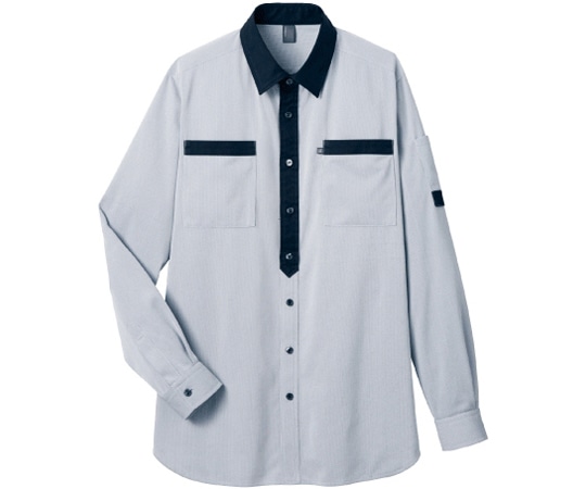 カーシーカシマ CAREAN 長袖ニットシャツ CODE TRICOT SHIRT ネイビー L CWY169 1枚(ご注文単位1枚)【直送品】