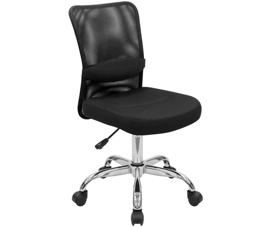 カグクロ メッシュチェアAMⅡ(肘無)ブラック(エアロメッシュⅡ) AMll-001-BK 1個(ご注文単位1個)【直送品】