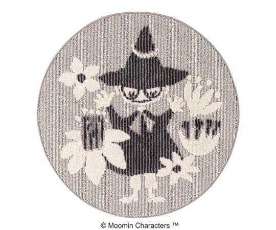 スミノエ MOOMIN ラグ コバナ 90cm円形 スナ 13473174 1枚(ご注文単位1枚)【直送品】