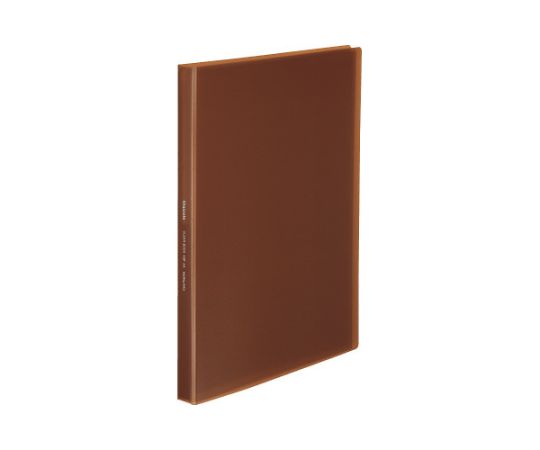コクヨ クリヤーブックグラッセルA4 40枚 ブラウン ラ-GL40S 1冊（ご注文単位1冊）【直送品】