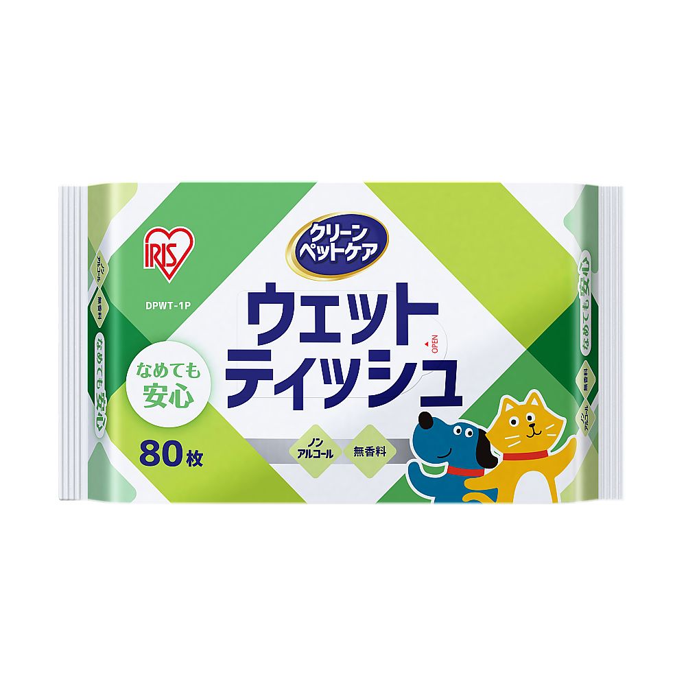 アズワン ペット用ウェットティッシュ1P DPWT-1P 1枚(ご注文単位1枚)【直送品】