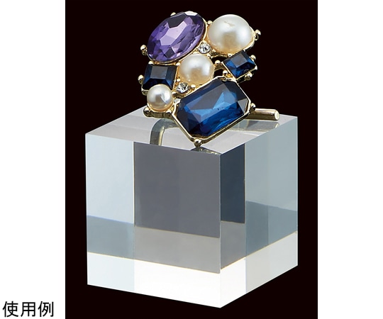 ストア・エキスプレス アクリル角柱 3cm角 H3cm 61-798-55-1 1個（ご注文単位1個）【直送品】