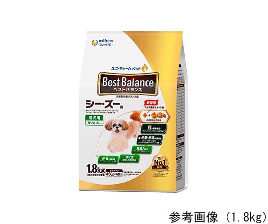 ユニ・チャーム ベストバランス カリカリ仕立て シー・ズー用 成犬用 1.8kg 1個(ご注文単位1個)【直送品】