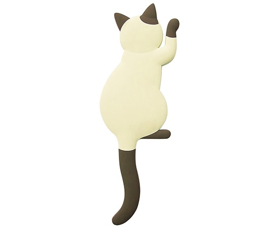 東洋ケース マグネット式 猫型フック Cat tail シャム MH-CAT-04 1個(ご注文単位1個)【直送品】