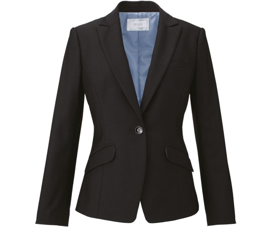 カーシーカシマ ENJOY ジャケット AIR FIT SUITS AIR KNIT WOOL ブラック 17号 EAJ586 1枚(ご注文単位1枚)【直送品】